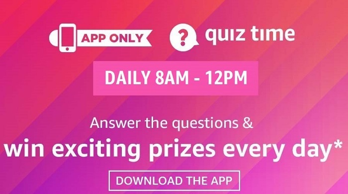 Flipkart live quiz today answers hotsell